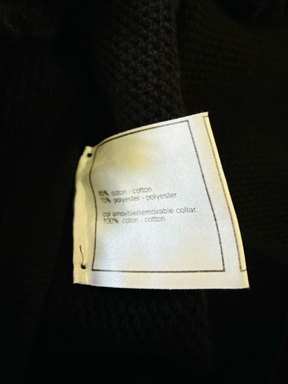 ⭐️Chanel Black Sleeveless Knit Top - Picture 7 of 9